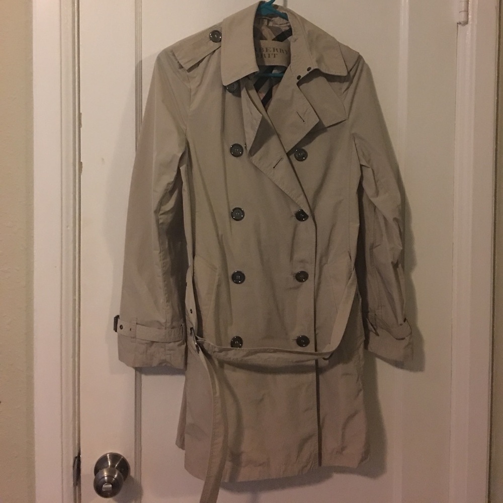 Burberry Beige Trench Coat Double-Breasted